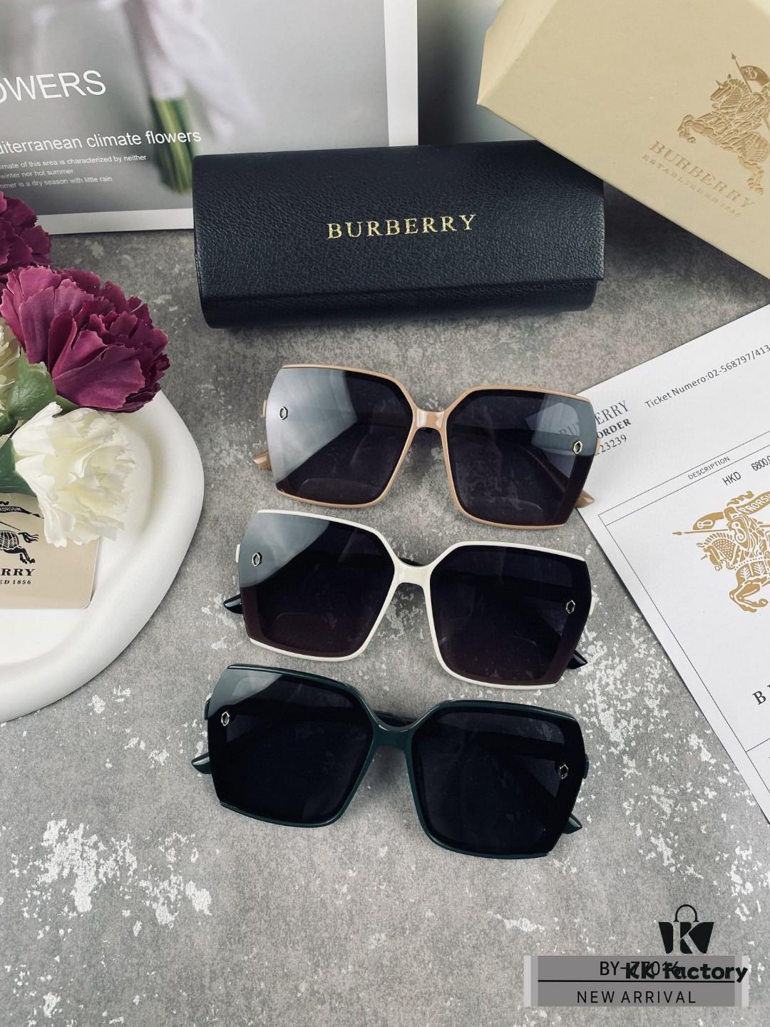 Burberry - Polaroid Resin Polarized Sunglasses with TR Frame Lightweight and Comfortable Fit, Size: 61-15-150