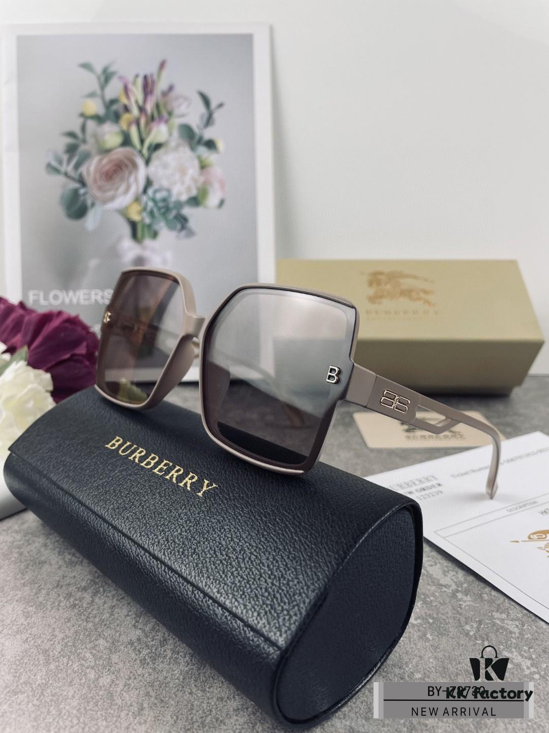 Burberry - Polaroid Resin Polarized Sunglasses with TR Frame, Lightweight and Comfortable, Size 61-15-150, 2023 New Arrival Celebrity Style