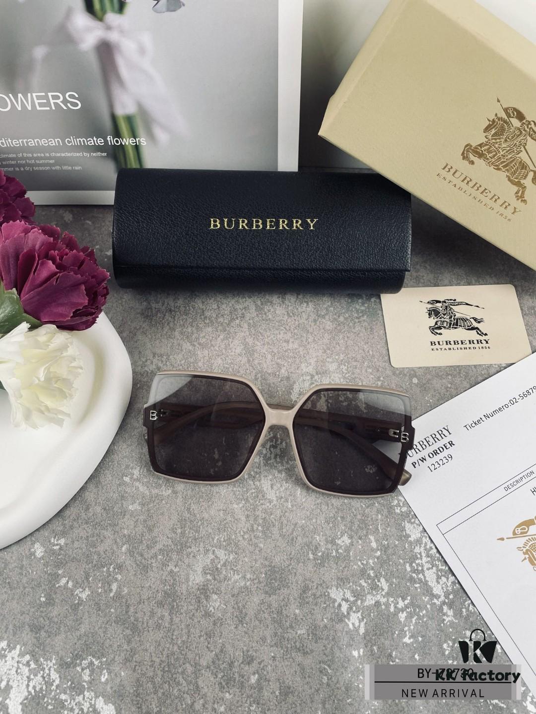 Burberry - Polaroid Resin Polarized Sunglasses with TR Frame, Lightweight and Comfortable, Size 61-15-150, 2023 New Arrival Celebrity Style