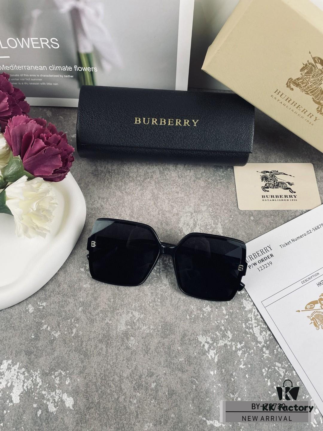 Burberry - Polaroid Resin Polarized Sunglasses with TR Frame, Lightweight and Comfortable, Size 61-15-150, 2023 New Arrival Celebrity Style