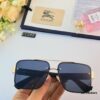 Burberry European and American Style Square Metal Frame Luxury Sunglasses, Fashionable UV Protection Oversized Sunglasses for Driving, Trendy Cross-border Sun Glasses