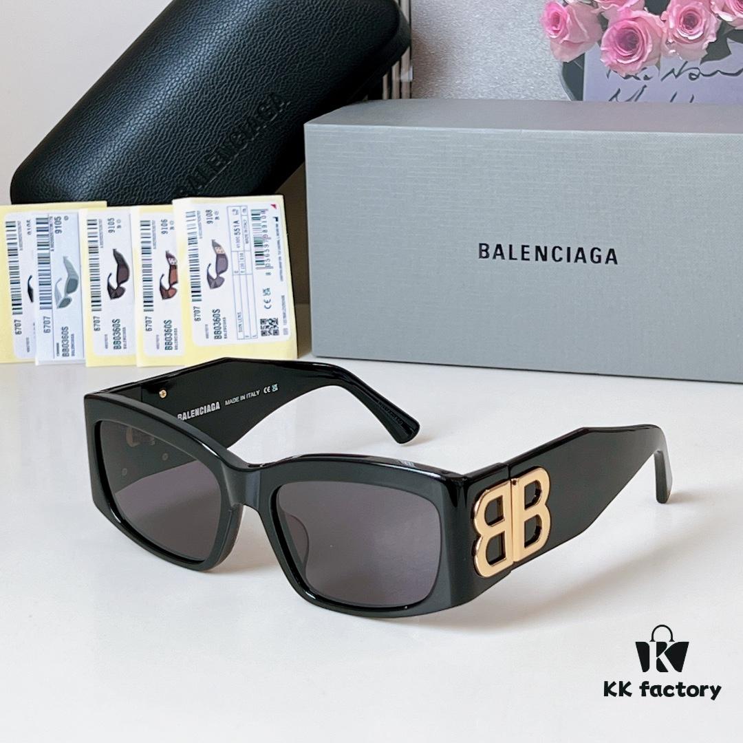 Balenciaga Sunglasses Original High Version MOD: BB0360S SIZE: 56-18-125