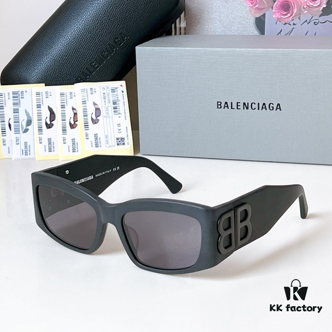 Balenciaga Sunglasses Original High Version MOD: BB0360S SIZE: 56-18-125