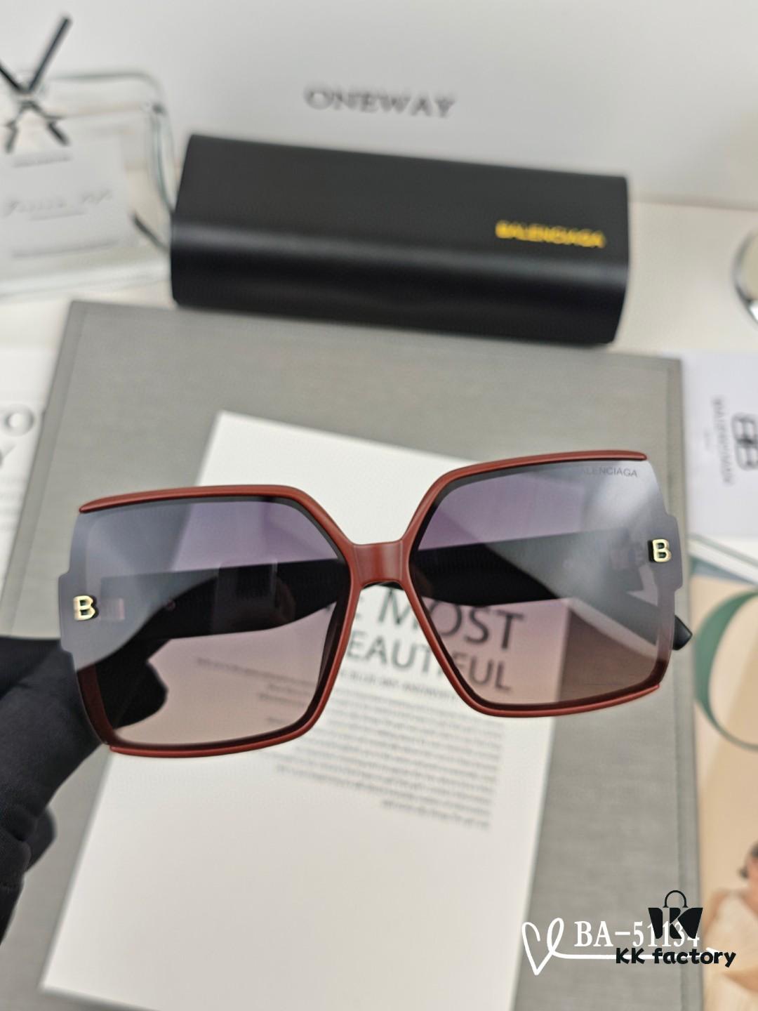 Balenciaga x Polaroid Resin Lens Sunglasses, Lightweight TR Frame, Fashionable UV Protection Sun Glasses for Driving and Travel