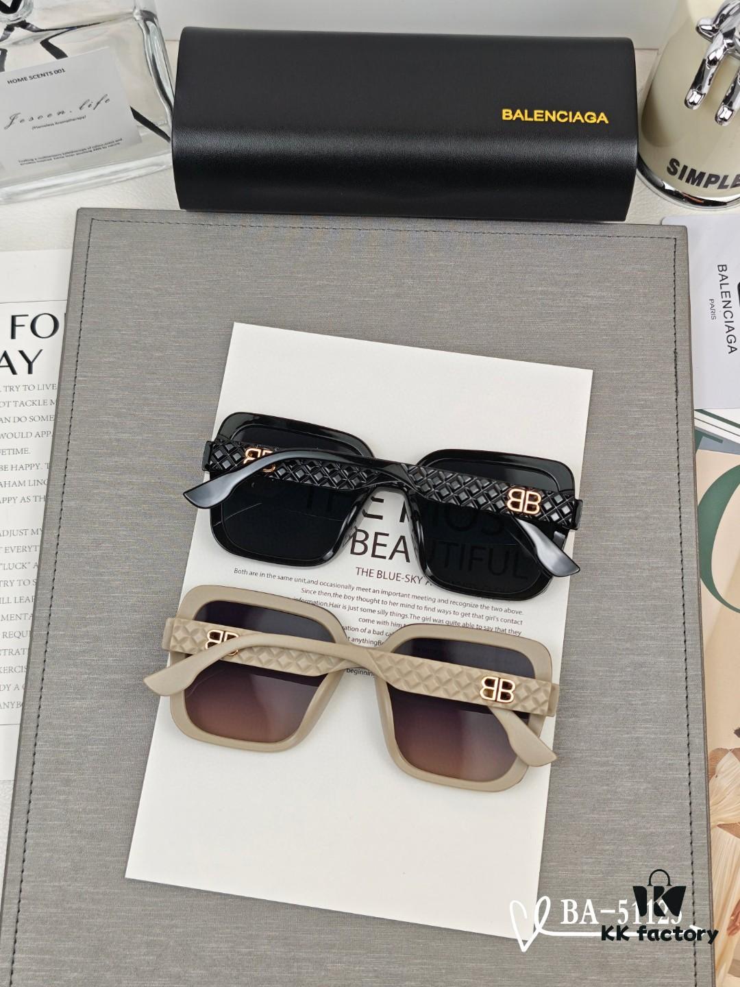 Balenciaga x Polaroid Resin Lens Sunglasses, Lightweight TR Frame, UV Protection, Fashionable Unisex Design for Travel and Daily Wear