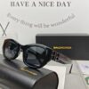 Balenciaga x Polaroid Resin Lens Sunglasses, Lightweight TR Frame, Size 65-13-145, Fashionable UV Protection Sun Glasses, Celebrity Style, Ideal for Travel, Driving and Everyday Wear