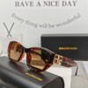 Balenciaga x Polaroid Resin Lens Sunglasses, Lightweight TR Frame, Size 65-13-145, Fashionable UV Protection Sun Glasses, Celebrity Style, Ideal for Travel, Driving and Everyday Wear