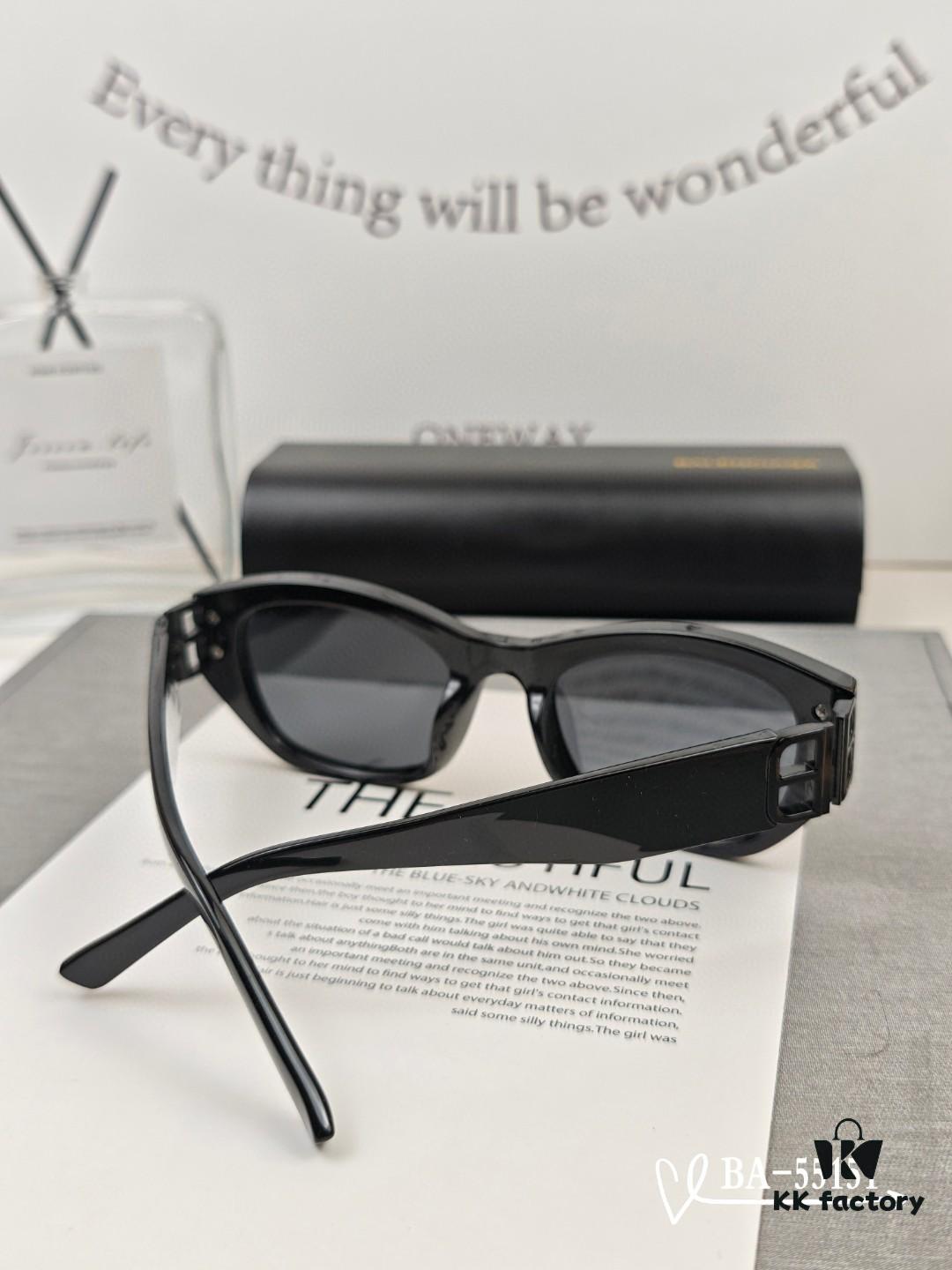 Balenciaga x Polaroid Resin Lens Sunglasses, Lightweight TR Frame, Size 65-13-145, Fashionable UV Protection Sun Glasses, Celebrity Style, Ideal for Travel, Driving and Everyday Wear