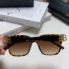 Balenciaga Square Retro Sunglasses with Gold BB Logo and Folding Hinges