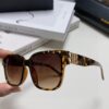 Balenciaga Square Retro Sunglasses with Gold BB Logo and Folding Hinges