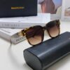 Balenciaga Square Retro Sunglasses with Gold BB Logo and Folding Hinges