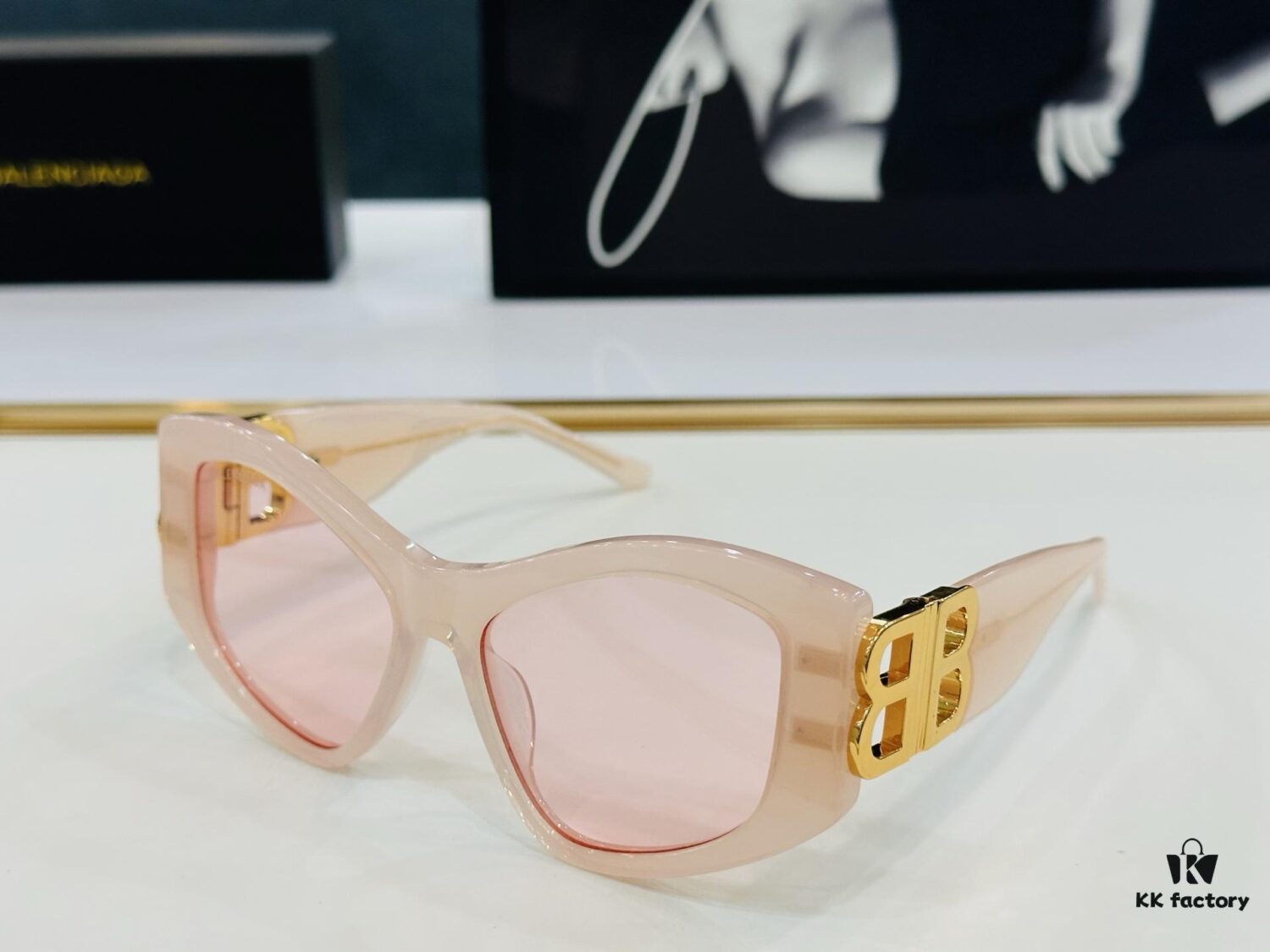 BALENCIAGA Balenciaga BB0287S Size: 55□17-130 Unique and Exceptional Design That Captivates at First Sight, Extremely Versatile Style D, Fashionable and Universal Match, Premium Quality Sunglasses