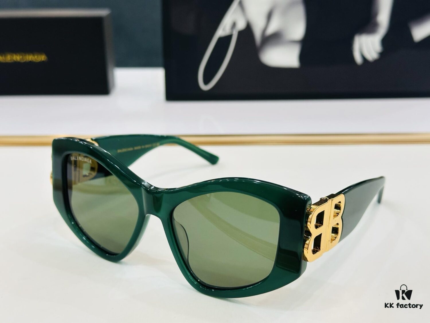 BALENCIAGA Balenciaga BB0287S Size: 55□17-130 Unique and Exceptional Design That Captivates at First Sight, Extremely Versatile Style D, Fashionable and Universal Match, Premium Quality Sunglasses