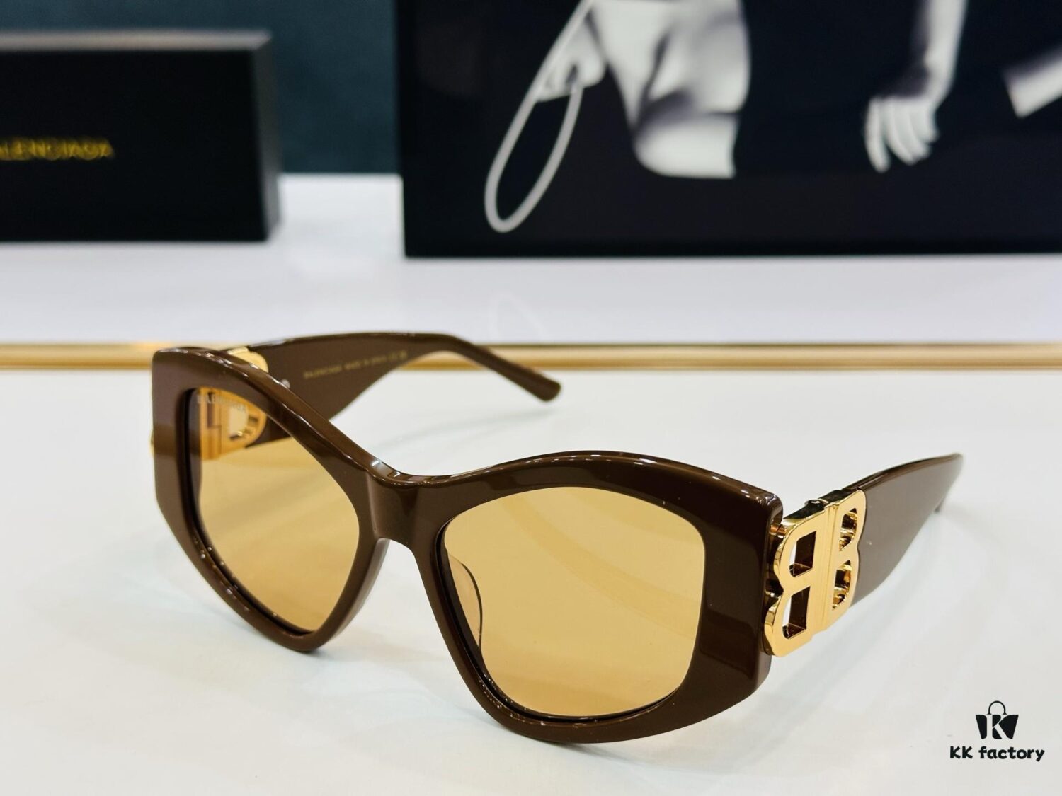 BALENCIAGA Balenciaga BB0287S Size: 55□17-130 Unique and Exceptional Design That Captivates at First Sight, Extremely Versatile Style D, Fashionable and Universal Match, Premium Quality Sunglasses