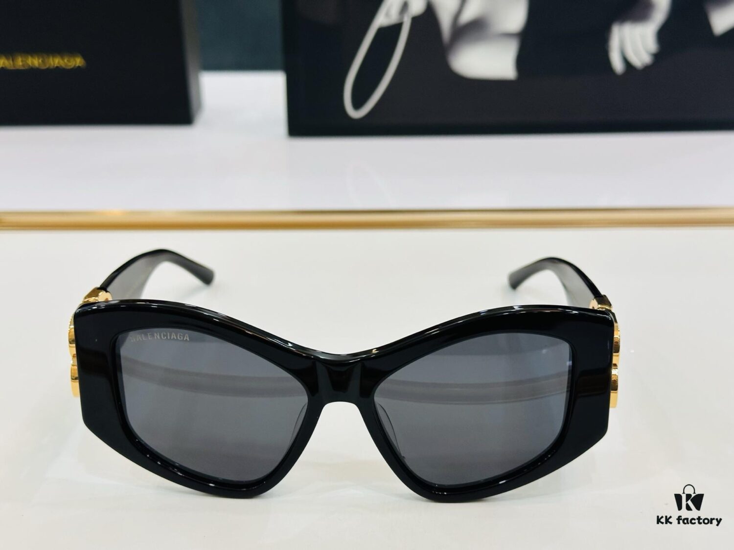BALENCIAGA Balenciaga BB0287S Size: 55□17-130 Unique and Exceptional Design That Captivates at First Sight, Extremely Versatile Style D, Fashionable and Universal Match, Premium Quality Sunglasses