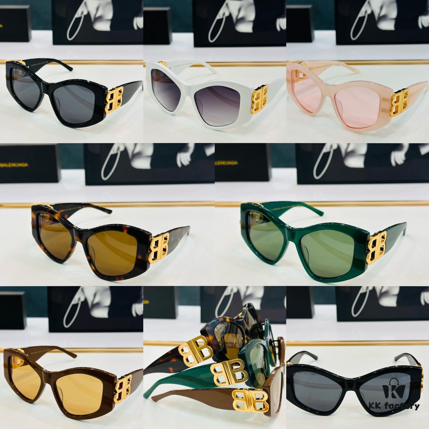 BALENCIAGA Balenciaga BB0287S Size: 55□17-130 Unique and Exceptional Design That Captivates at First Sight, Extremely Versatile Style D, Fashionable and Universal Match, Premium Quality Sunglasses