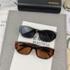 Balenciaga × Polaroid Resin Lens Sunglasses, Lightweight TR Frame, UV Protection, Fashionable Sun Protection for Travel and Driving, Model: 55151