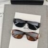 Balenciaga × Polaroid Resin Lens Sunglasses, Lightweight TR Frame, UV Protection, Fashionable Sun Protection for Travel and Driving, Model: 55151