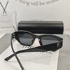 Balenciaga × Polaroid Resin Lens Sunglasses, Lightweight TR Frame, UV Protection, Fashionable Sun Protection for Travel and Driving, Model: 55151