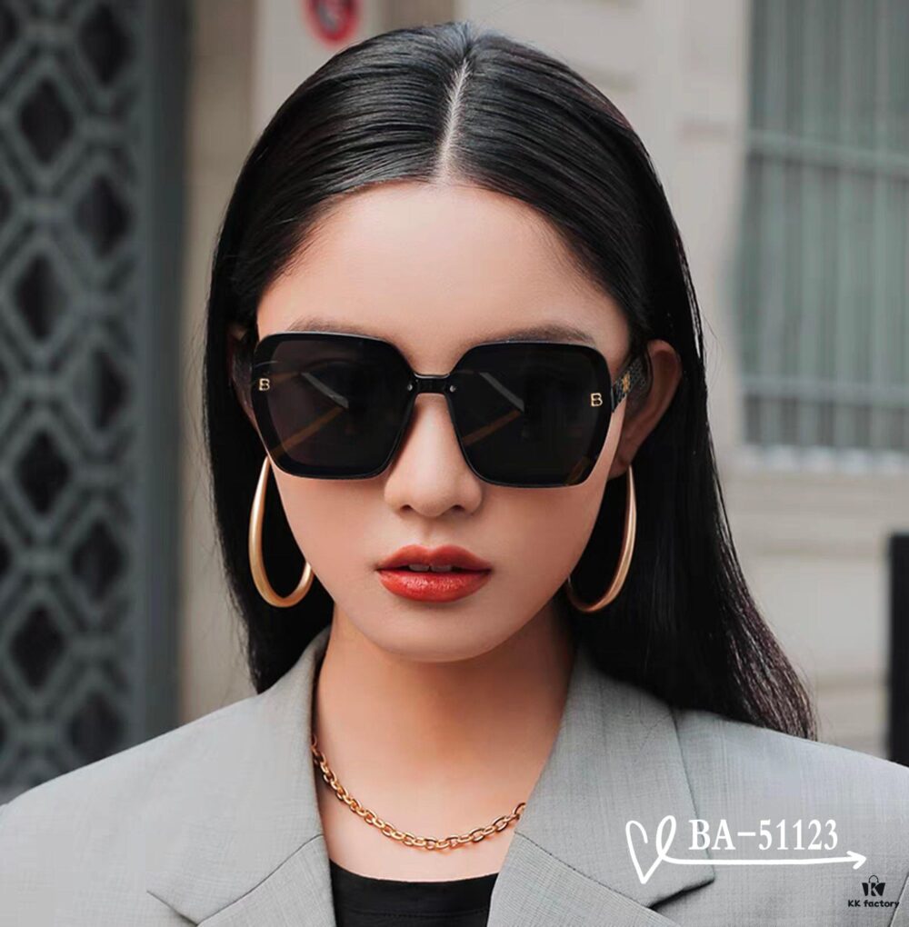 Balenciaga - New Model Sunglasses with POLARIZED Resin Lenses, Lightweight TR Frame, UV Protection, Fashionable Sun Protection for Travel and Daily Wear