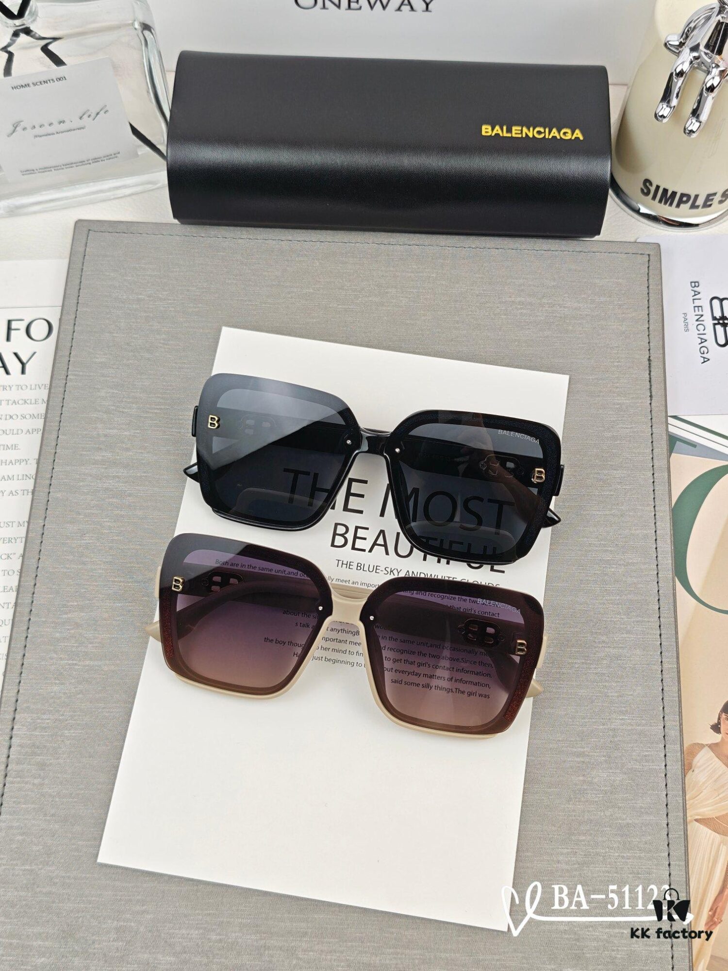 Balenciaga - New Model Sunglasses with POLARIZED Resin Lenses, Lightweight TR Frame, UV Protection, Fashionable Sun Protection for Travel and Daily Wear