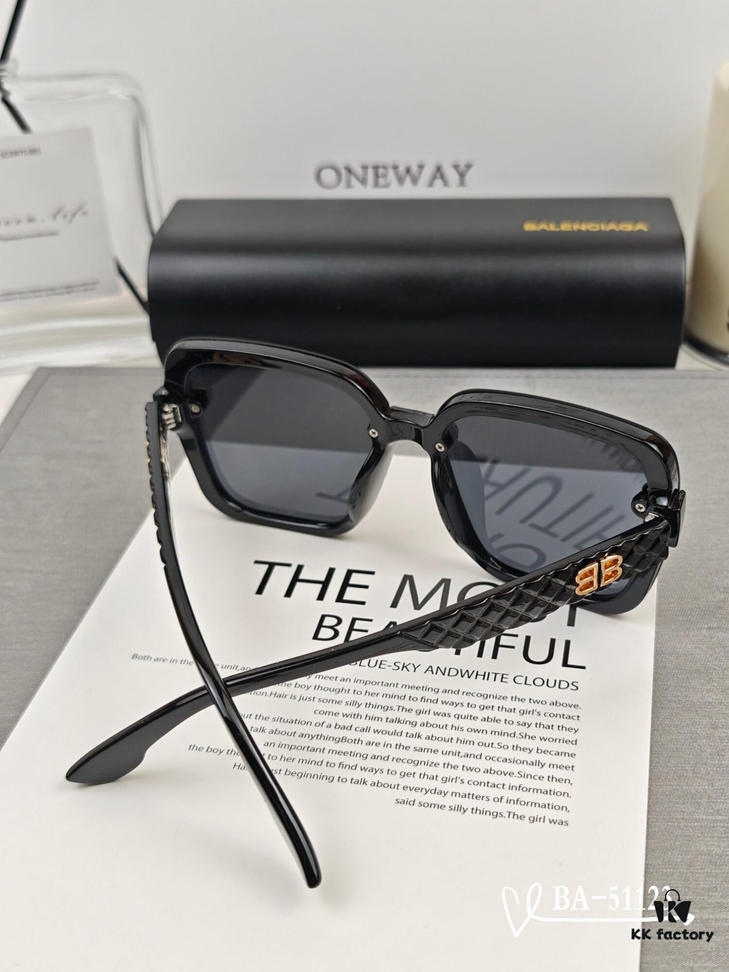 Balenciaga - New Model Sunglasses with POLARIZED Resin Lenses, Lightweight TR Frame, UV Protection, Fashionable Sun Protection for Travel and Daily Wear