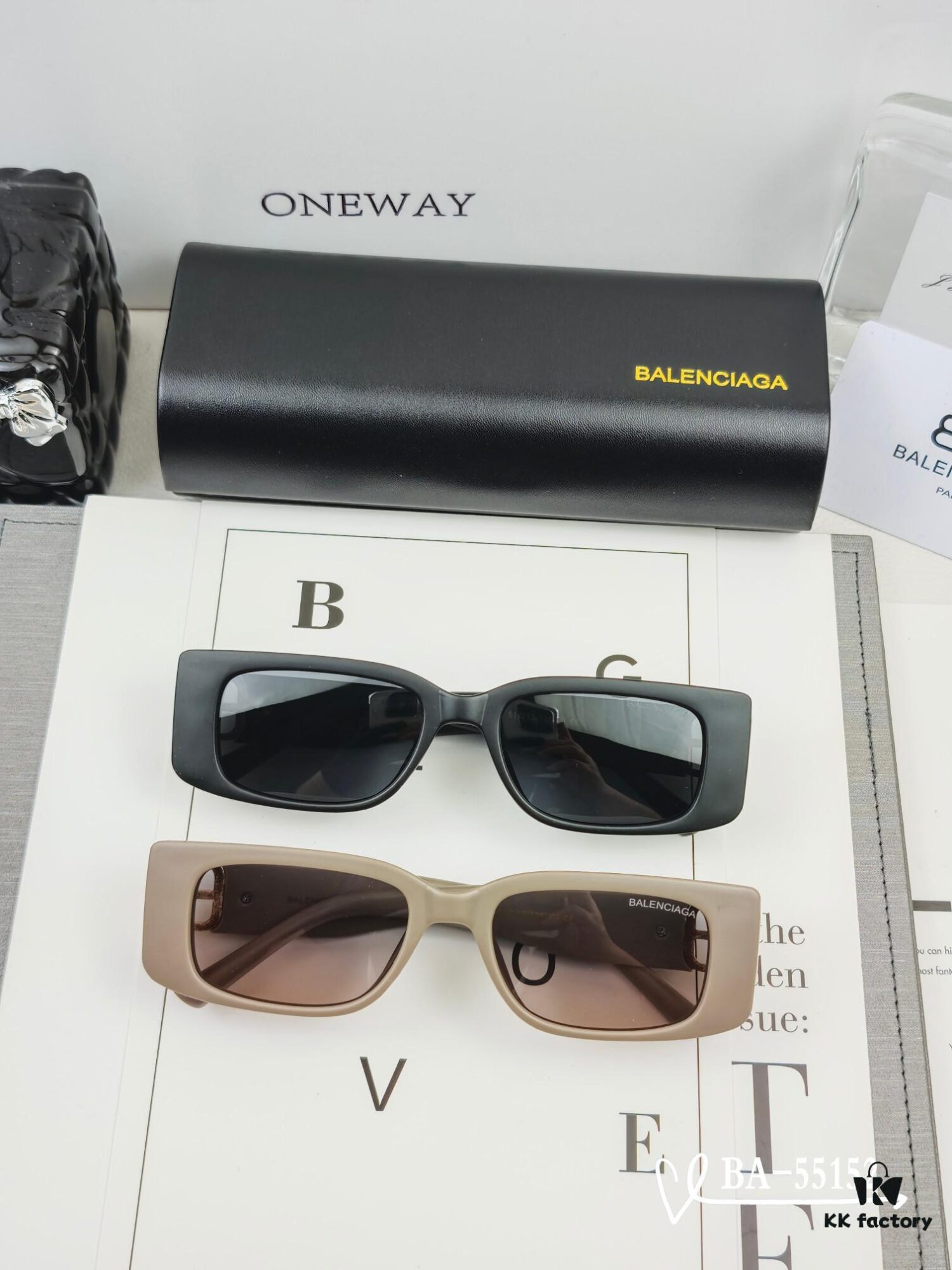 Balenciaga x Polaroid Resin Lens Sunglasses, Lightweight TR Frame, Model 55152, Size 65-13-145