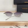140 Balenciaga BB0356S Original Mold Sculptural Temples Heavyweight Futuristic Metal Eyebrow Frame