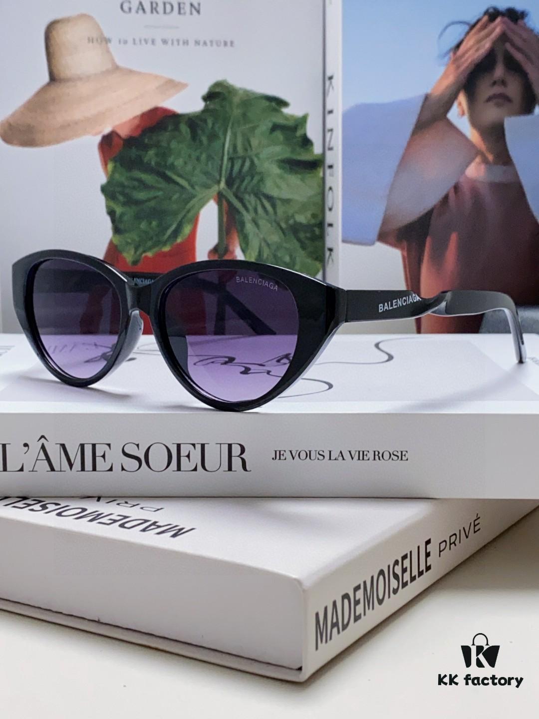 BALENCIAGA Latest Design with Unique Silhouette, Minimalist Frame, High-Quality Sunglasses