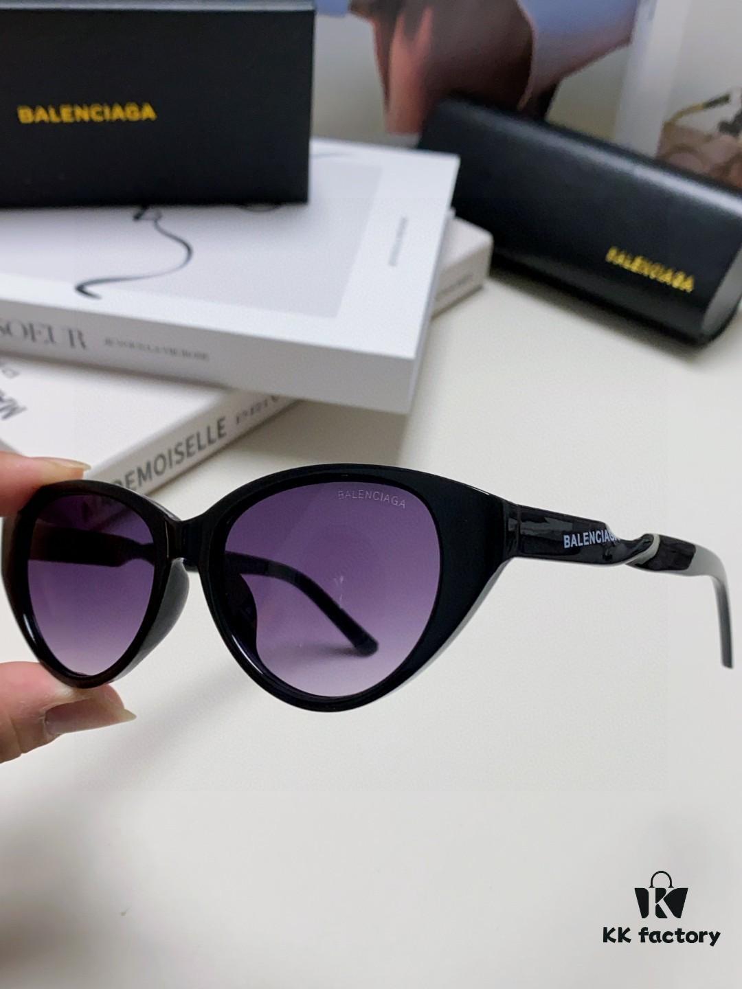 BALENCIAGA Latest Design with Unique Silhouette, Minimalist Frame, High-Quality Sunglasses