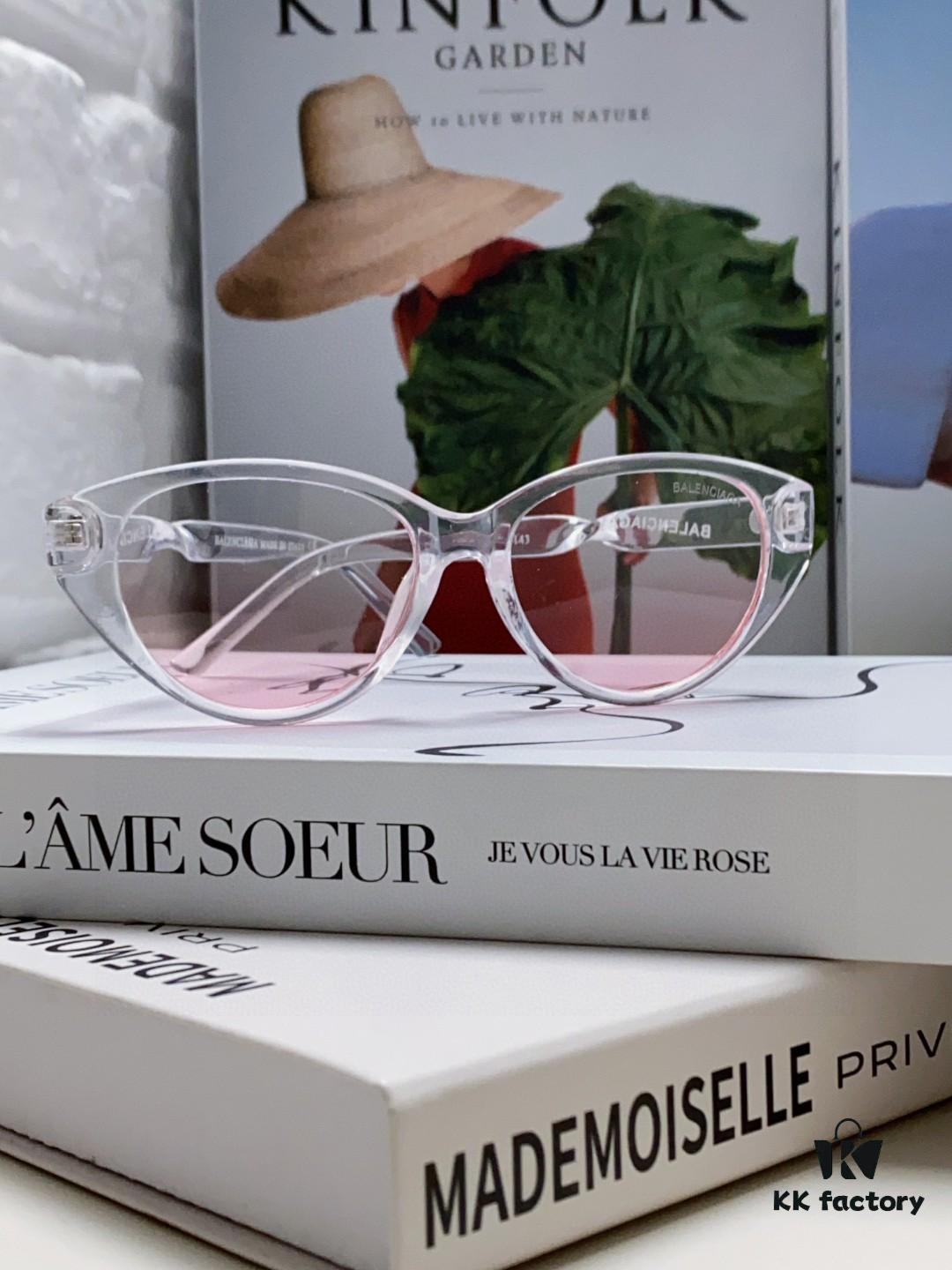 BALENCIAGA Balenciaga Latest Unique Design Sunglasses Minimalist Frame High-Quality Eyewear