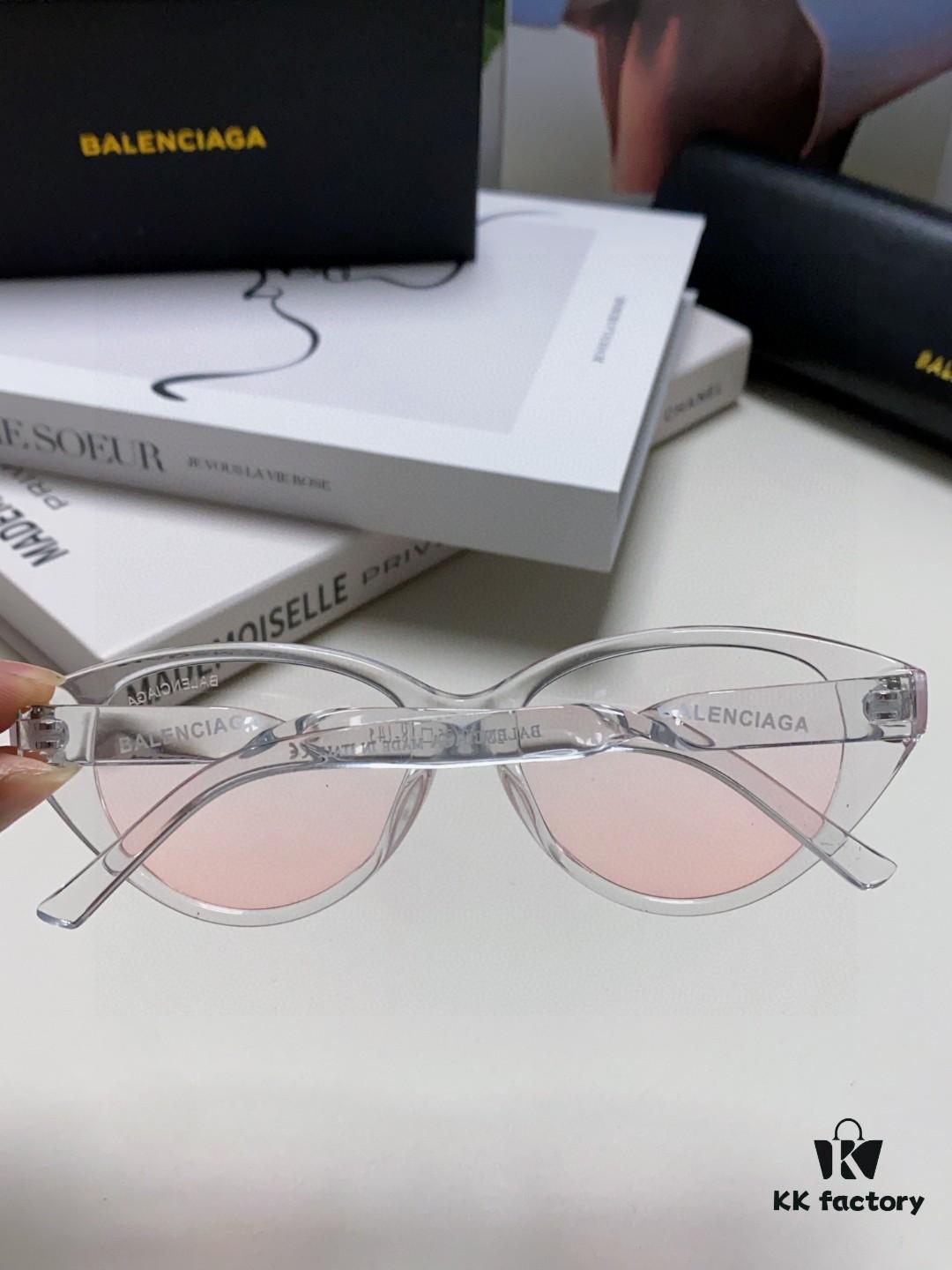 BALENCIAGA Balenciaga Latest Unique Design Sunglasses Minimalist Frame High-Quality Eyewear