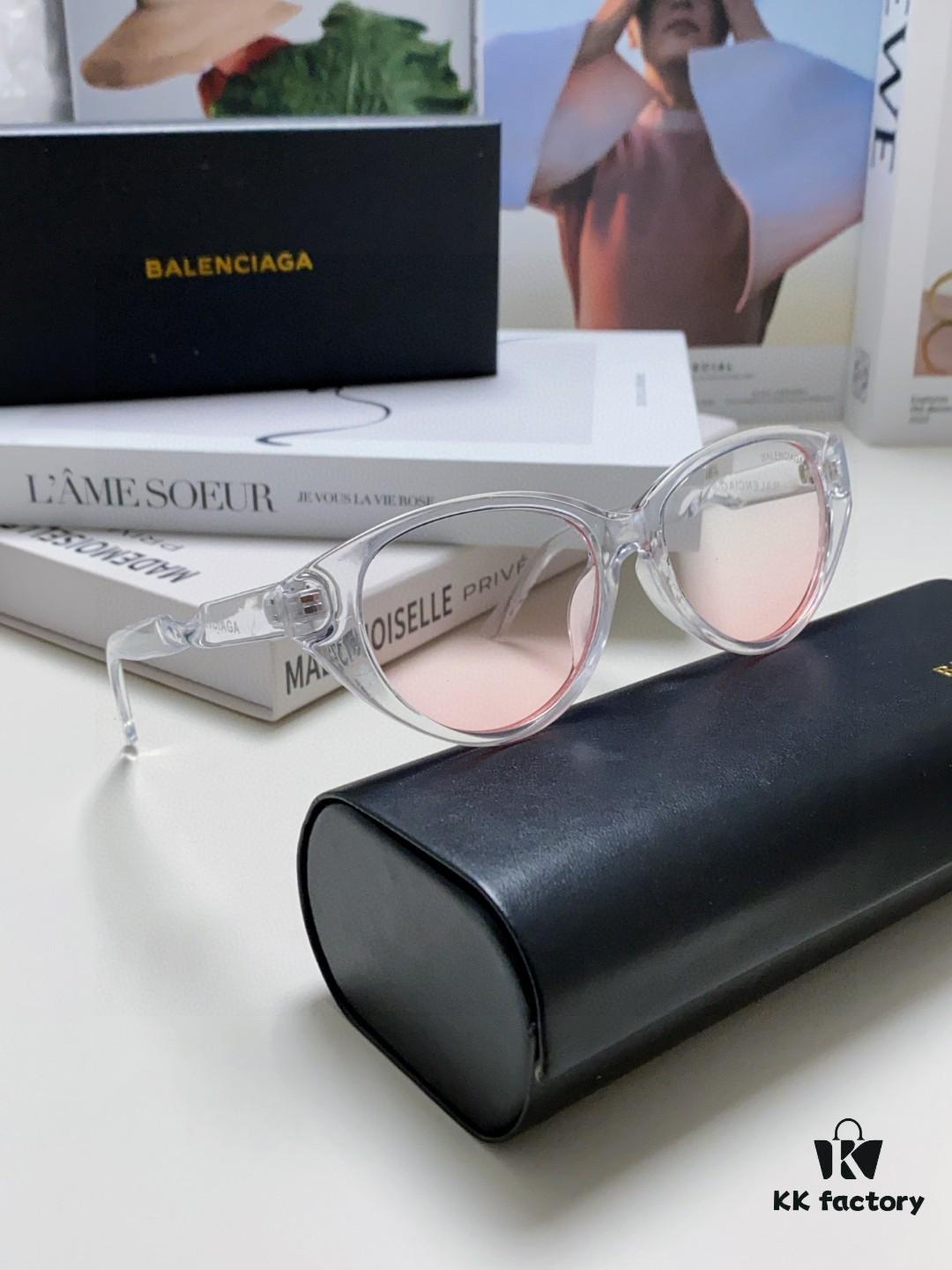 BALENCIAGA Balenciaga Latest Unique Design Sunglasses Minimalist Frame High-Quality Eyewear