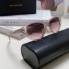 BALENCIAGA Balenciaga Latest Unique Frame Design Instantly Loved Minimalist Small Frame High-Quality Eyewear Sunglasses