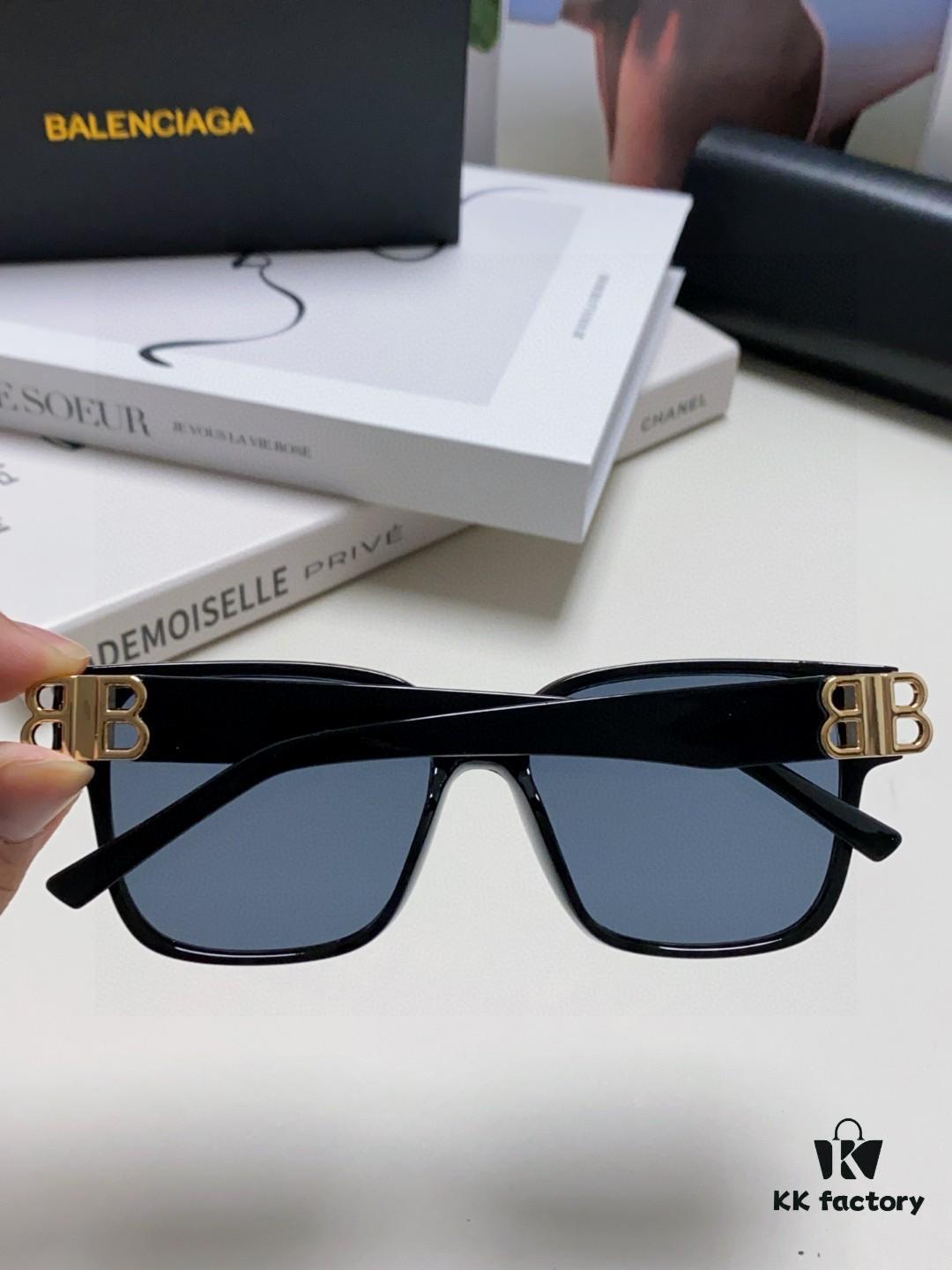 BALENCIAGA Balenciaga Latest Unique Frame Design Instantly Eye-Catching Minimalist Small Frame High-Quality Eyewear Sunglasses