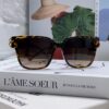 BALENCIAGA Square Retro Sunglasses with Gold BB Logo and Foldable Hinge