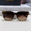 BALENCIAGA Square Retro Sunglasses with Gold BB Logo and Foldable Hinge