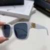 Balenciaga Square Retro Sunglasses with Gold BB Logo and Folding Hinge