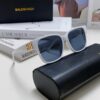 Balenciaga Square Retro Sunglasses with Gold BB Logo and Folding Hinge
