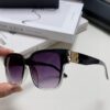 Balenciaga BALENCIAGA Square Retro Fashion Sunglasses with Gold BB Logo and Folding Hinge