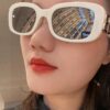 Balenciaga 2025 New Arrival Women's Fashion Classic BB Narrow Frame Sunglasses BB0310SK Eyewear