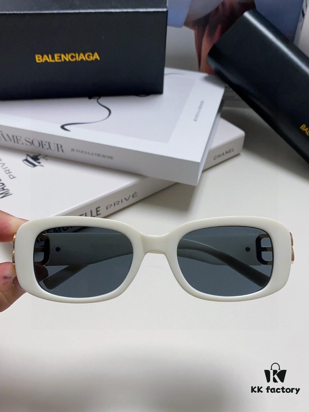 Balenciaga 2025 New Arrival Women's Fashion Classic BB Narrow Frame Sunglasses BB0310SK Eyewear