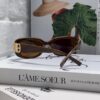 Balenciaga 2025 New Arrival Women's Fashion Classic BB Narrow Frame Sunglasses BB0310SK Eyewear