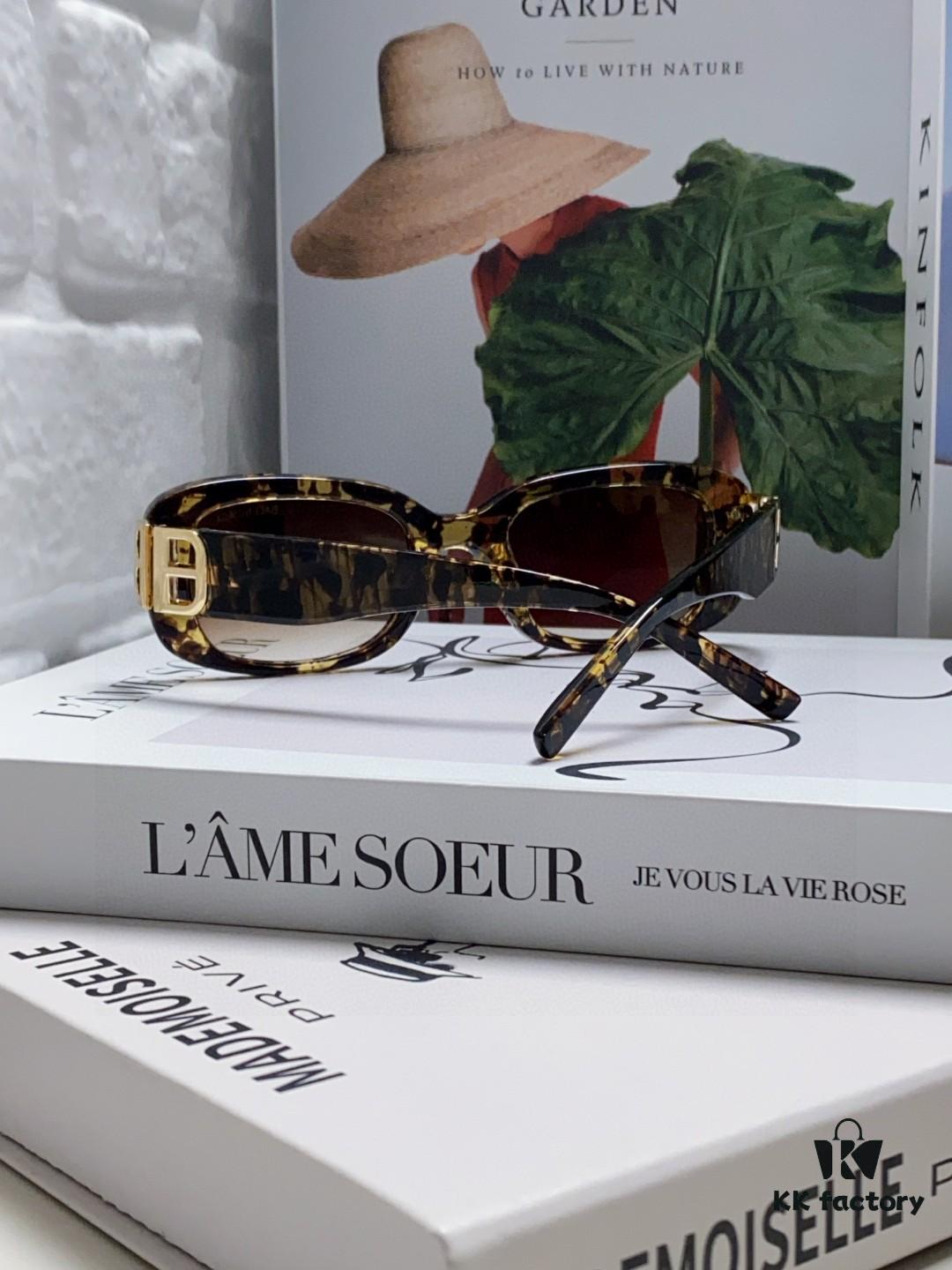 Balenciaga 2025 New Arrival Women's Fashion Classic BB Narrow-Frame Sunglasses BB0310SK Eyewear