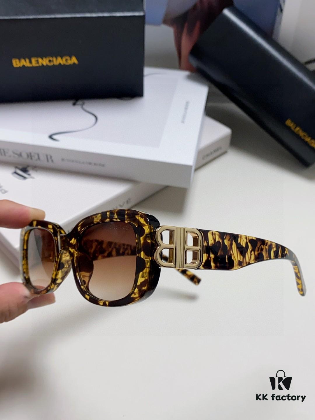 Balenciaga 2025 New Arrival Women's Fashion Classic BB Narrow-Frame Sunglasses BB0310SK Eyewear