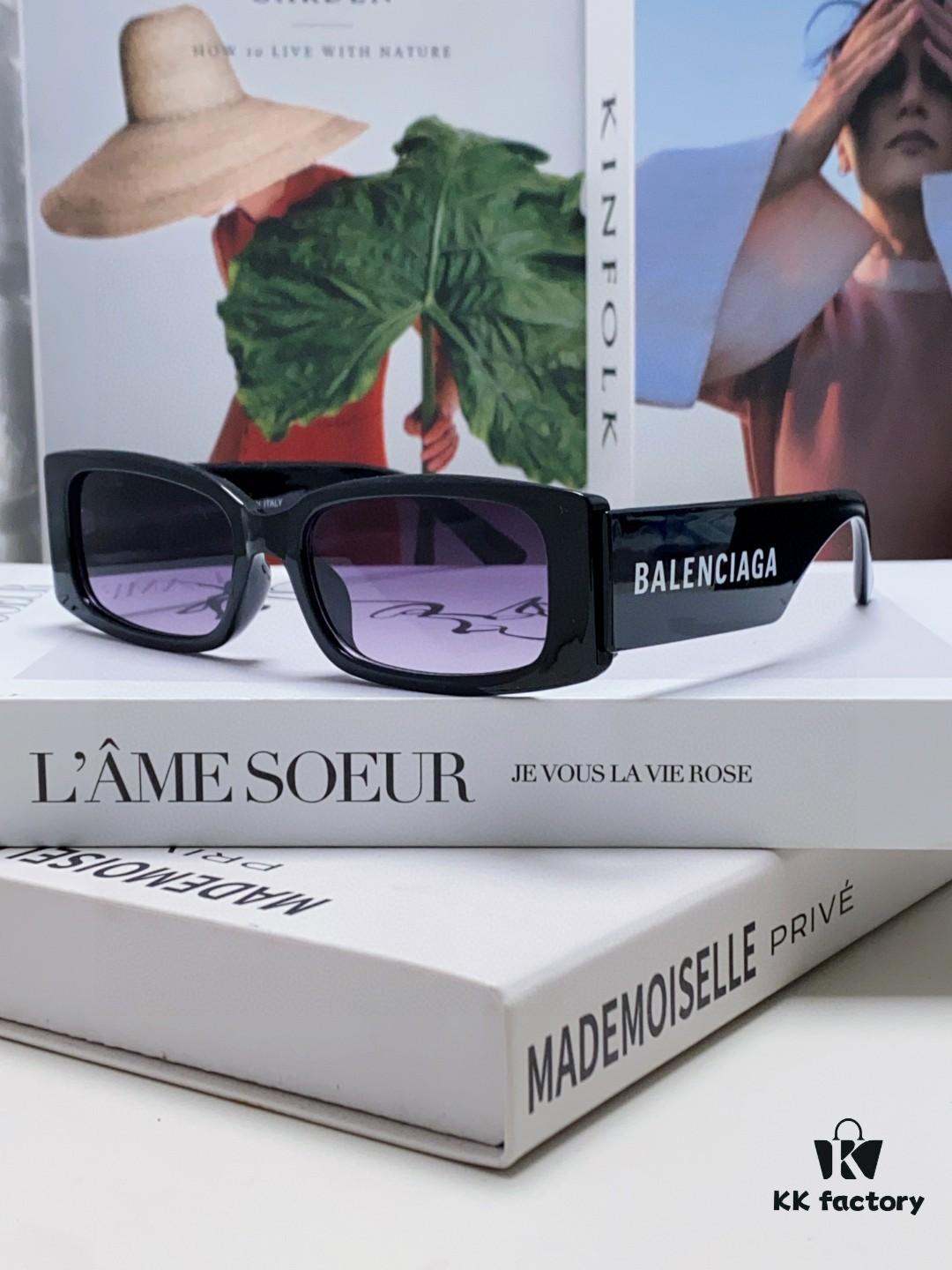 Balenciaga 2025 Spring/Summer New Arrival Futuristic Sunglasses, Sporty and Minimalist Unisex Fashion Shades