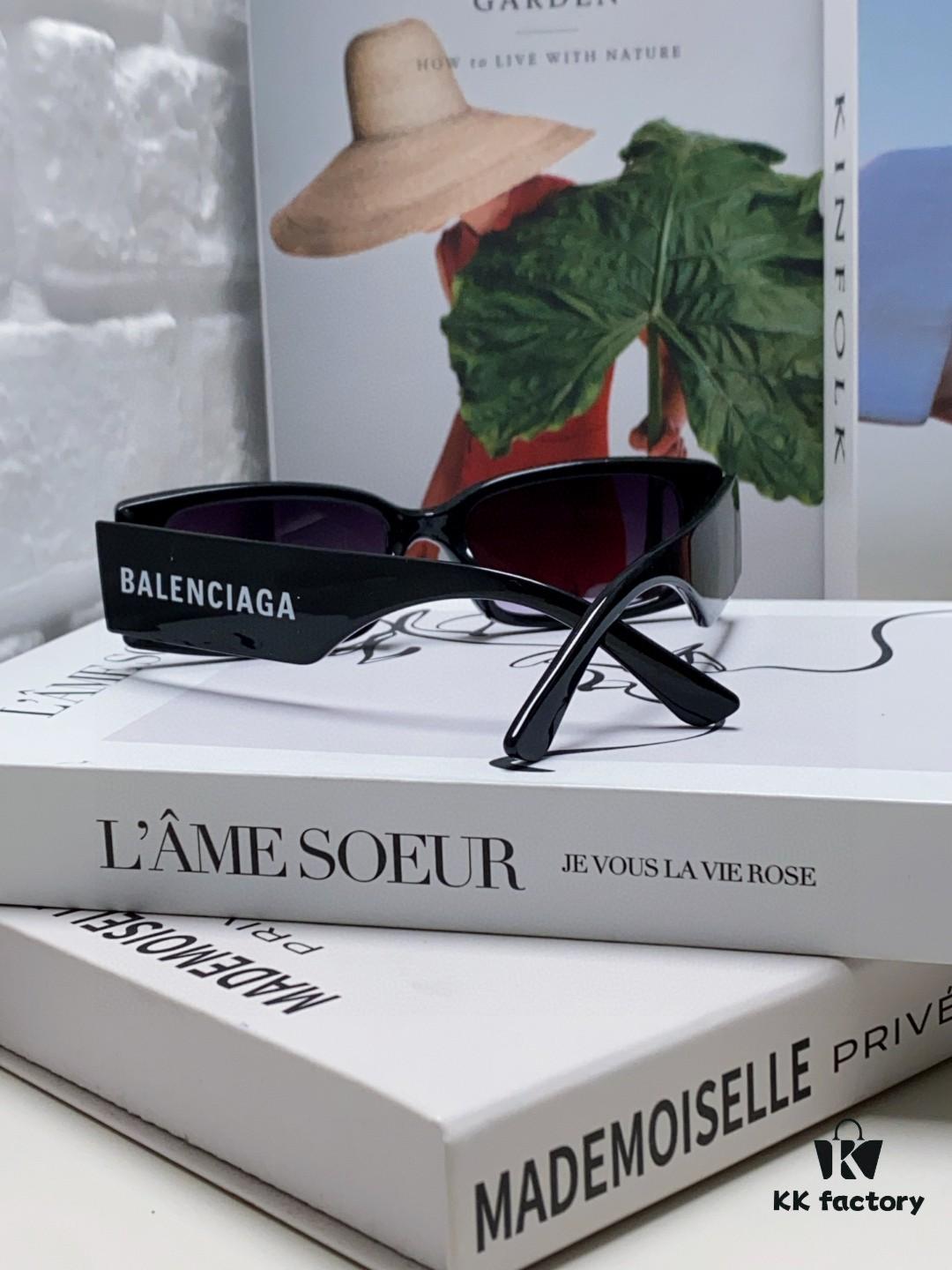 Balenciaga 2025 Spring/Summer New Arrival Futuristic Sunglasses, Sporty and Minimalist Unisex Fashion Shades