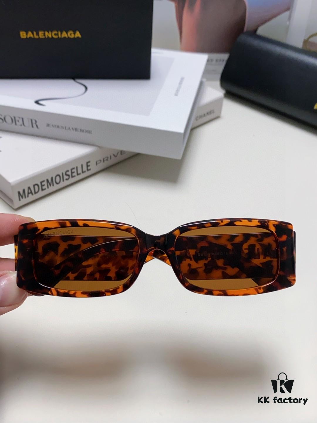 Balenciaga 2025 Hit Spring-Summer New Arrival Futuristic Sunglasses Unisex Sporty Fashion Minimalist Style