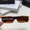 Balenciaga 2025 Hit Spring-Summer New Arrival Futuristic Sunglasses Unisex Sporty Fashion Minimalist Style