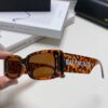 Balenciaga 2025 Hit Spring-Summer New Arrival Futuristic Sunglasses Unisex Sporty Fashion Minimalist Style
